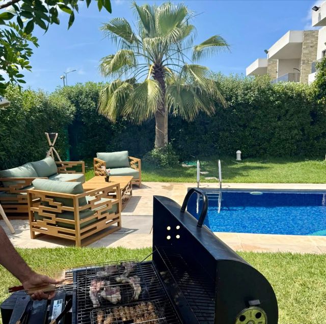 Arrivée à Villa Silya avec piscine privée et jardin à Sidi Rahal
